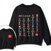 You Are Brave Kind Loving Smart Teacher Two Sided Sweatshirt