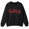 Personalized Glitter Font Mascot Teacher Sweatshirt