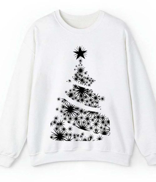 Shining Stars Christmas Tree Teacher Sweatshirt