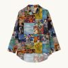 Famous Paintings Display Teacher Crinkle Fabric Shirt
