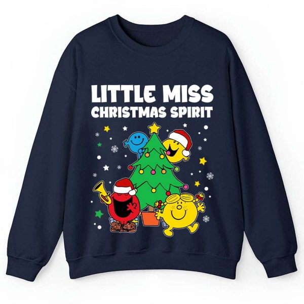Little Miss Christmas Spirit Teacher Sweatshirt