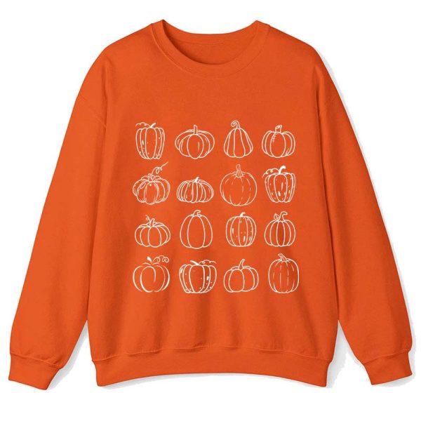 Pumpkins We Are All Different Teacher Sweatshirt