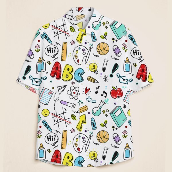My Head Is Full Of Knowledge Teacher Short Sleeve Shirt