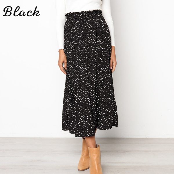 Boho Leopard Print Skirt