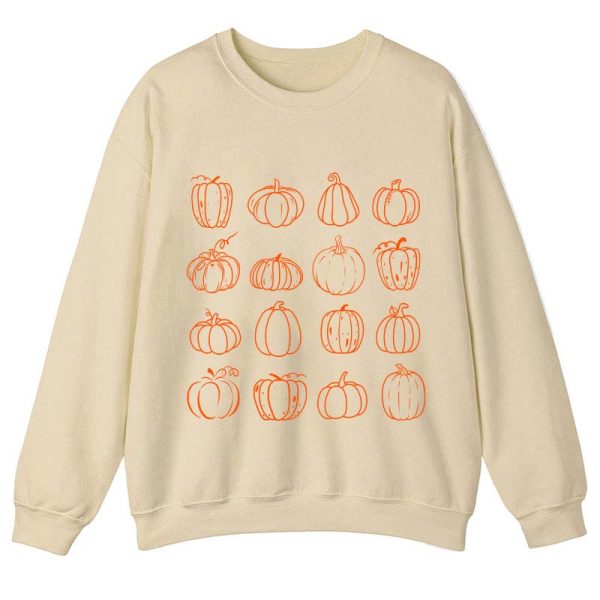 Pumpkins We Are All Different Teacher Sweatshirt