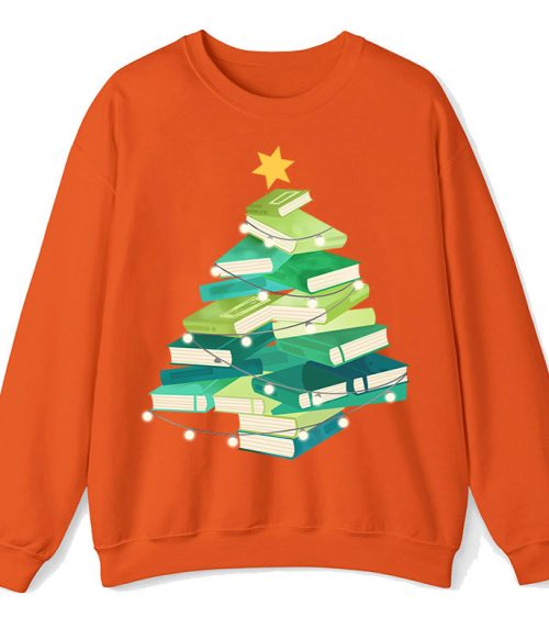 Christmas Book Teacher Sweatshirt