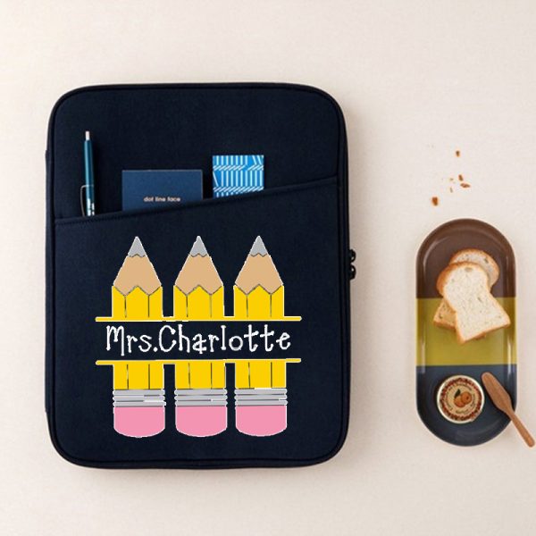 Personalized Pencil Teacher 13 MacBook Case"
