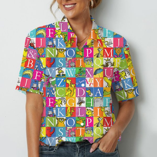 Reading Across the American Alphabet Teacher Short Sleeve Shirt