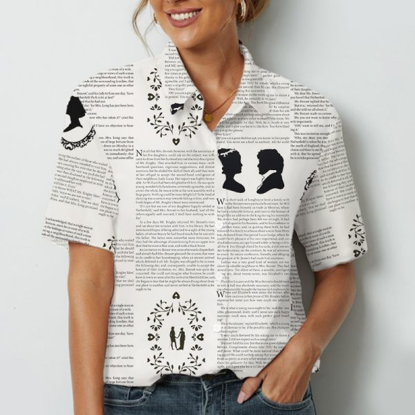 Pride And Prejudice Book Teacher Short Sleeve Shirt