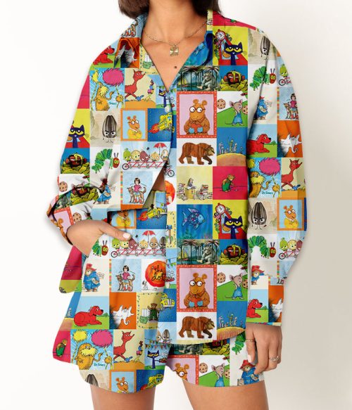 I Still Read Children's Books Teacher Long Sleeve Shirt And Shorts Set