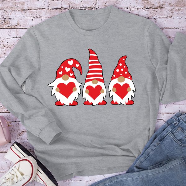 Three Love Gnomes Teacher Long Sleeve T-Shirt