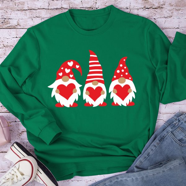 Three Love Gnomes Teacher Long Sleeve T-Shirt