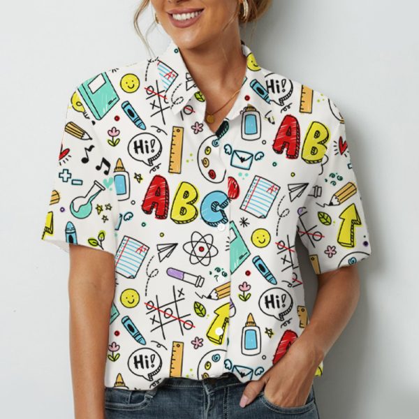 My Head Is Full Of Knowledge Teacher Short Sleeve Shirt