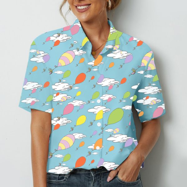 Take Off With The Hot Air Balloon Teacher Short Sleeve Shirt