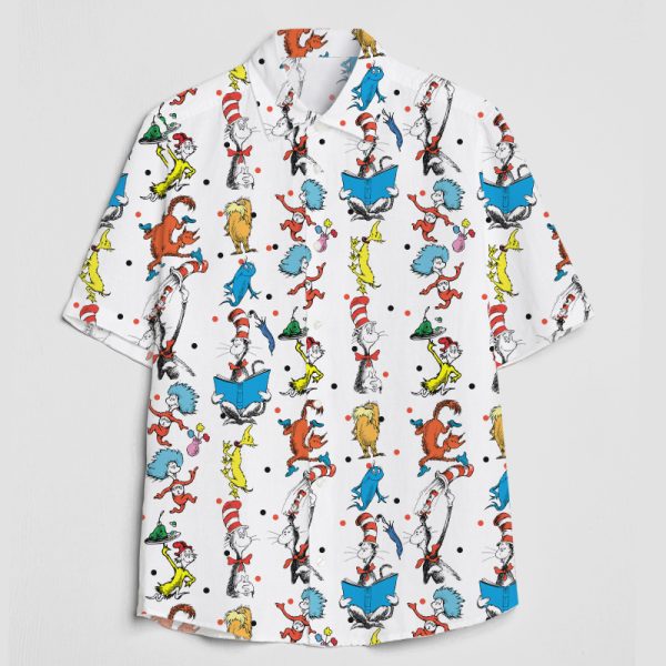 Children's Book Cartoon Characters Teacher Short Sleeve Shirt
