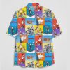 Children's Book Cartoon Characters Teacher Short Sleeve Shirt