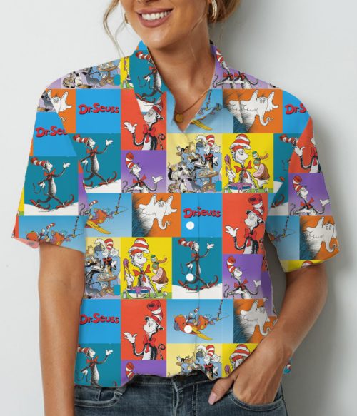 Children's Book Cartoon Characters Teacher Short Sleeve Shirt