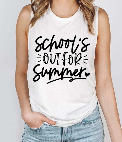 School's Out For Summer Teacher Tank Top