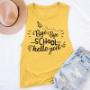 Bye Bye School Hello Pool Teacher Tank Top