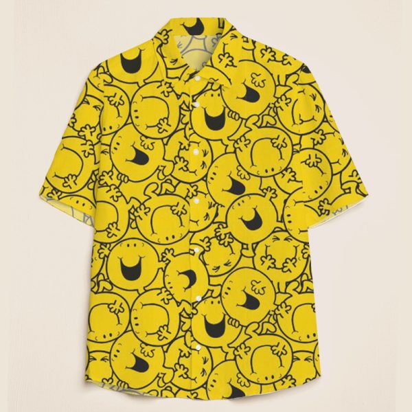 Full Of Cartoon Dolls Teacher Short Sleeve Shirt