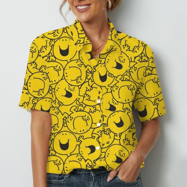 Full Of Cartoon Dolls Teacher Short Sleeve Shirt