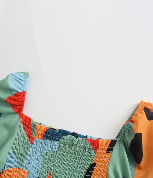 Colorful Printed Jumpsuit