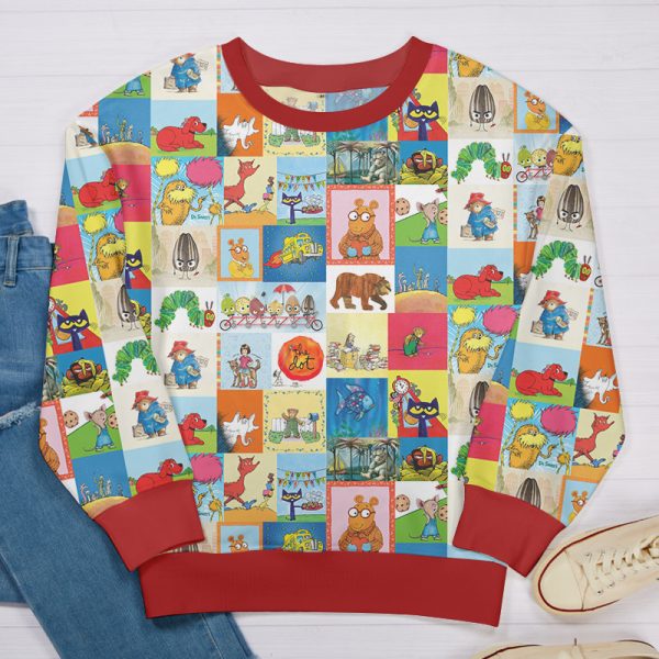 I Still Read Children's Books Teacher Printed Sweatshirt