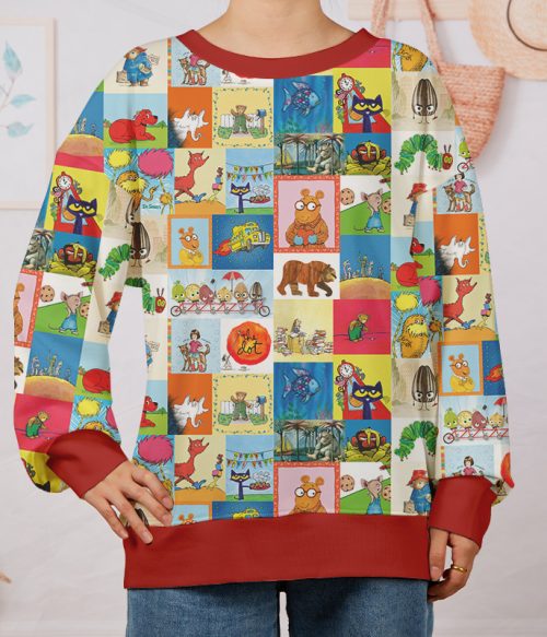 I Still Read Children's Books Teacher Printed Sweatshirt