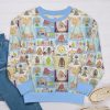 The Good Egg The Smart Cookie The Bad Seed Teacher Printed Sweatshirt