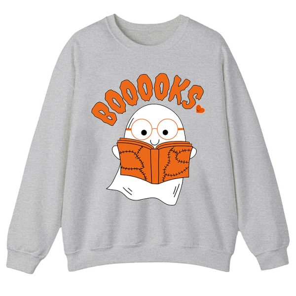 Booooks Cartoon Teacher Sweatshirt