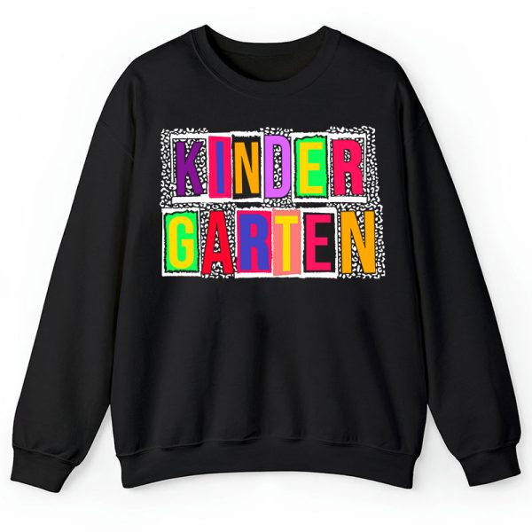Personalized Black Panther Print Color Letters Teacher Sweatshirt