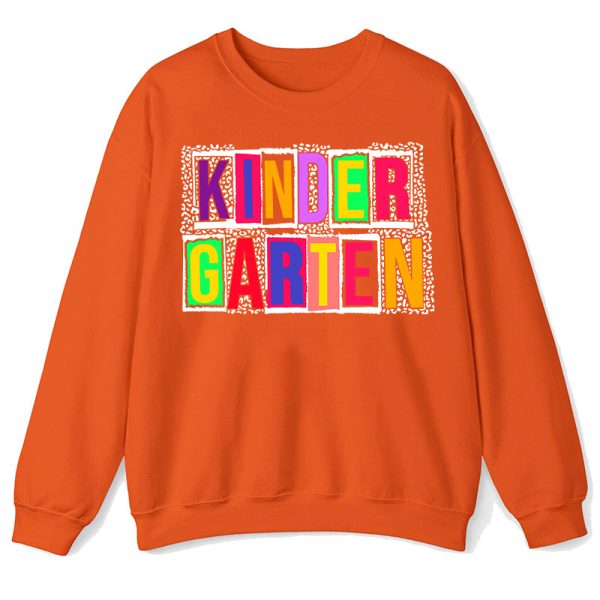 Personalized Black Panther Print Color Letters Teacher Sweatshirt