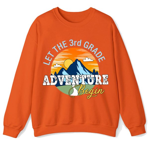 Personalized Let The Adventure Begin Teacher Sweatshirt