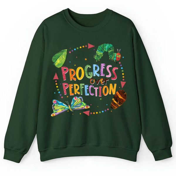 Progress Over Perfection Teacher Sweatshirt
