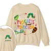 Personalized Name Progress Over Perfection Teacher Two Sided Sweatshirt