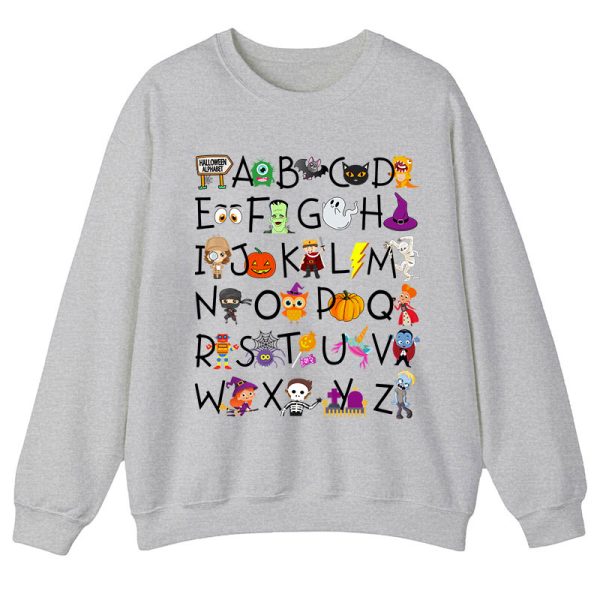 Halloween Alphabet Teacher Sweatshirt