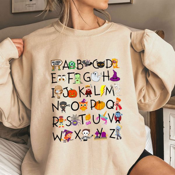 Halloween Alphabet Teacher Sweatshirt