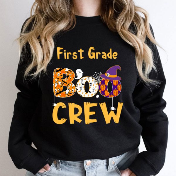 Personalized Kindergarten Boo Crew Teacher Sweatshirt