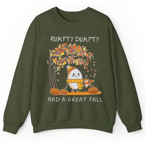 Humpty Happy Autumn Happy Fall Teacher Sweatshirt