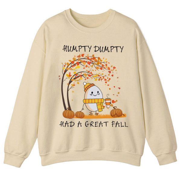 Humpty Happy Autumn Happy Fall Teacher Sweatshirt