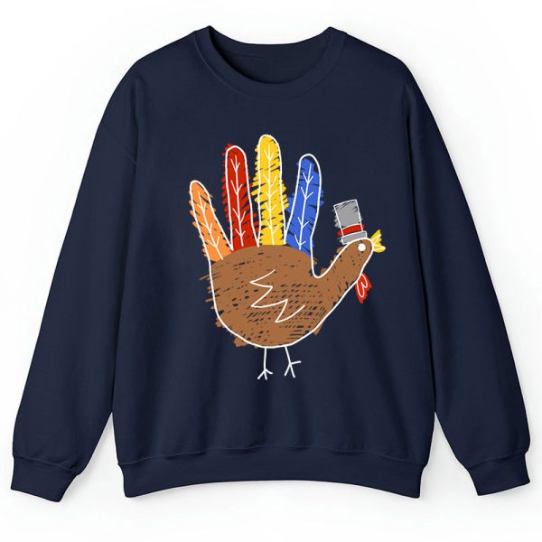 Hand Painted Turkey Teacher Sweatshirt