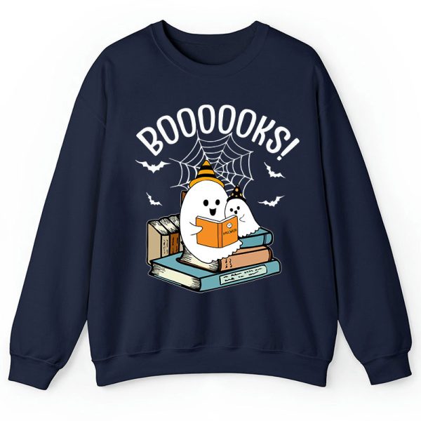 Halloween Boooooks Teacher Sweatshirt