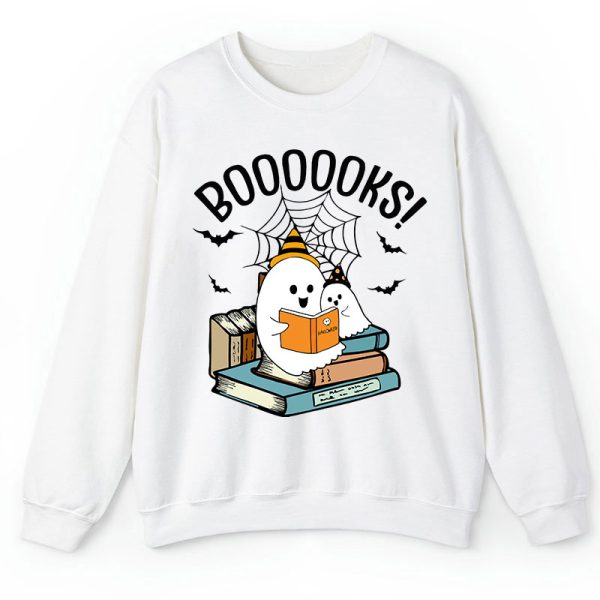 Halloween Boooooks Teacher Sweatshirt