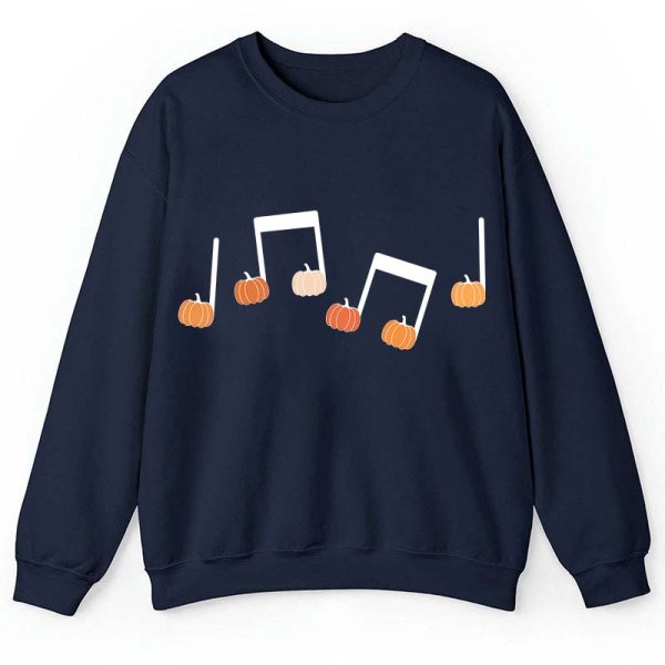 Musical Notation Halloween Pumpkin Teacher Sweatshirt