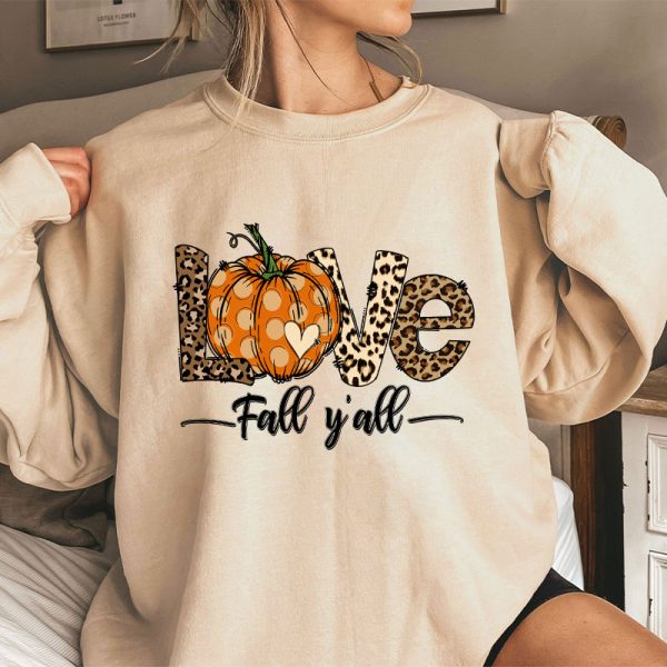 Love Fall You All Teacher Sweatshirt