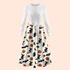 Halloween Witch Teacher Long Sleeve Dress