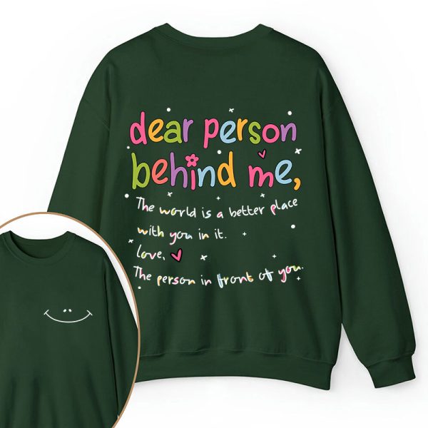 Happy Face Teacher Two Sided Sweatshirt