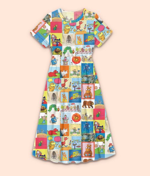 I Still Read Children's Books Teacher Printed Dress