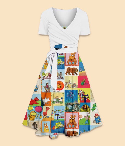 I Still Read Children's Books Teacher Uspender Long Skirt Top Suit