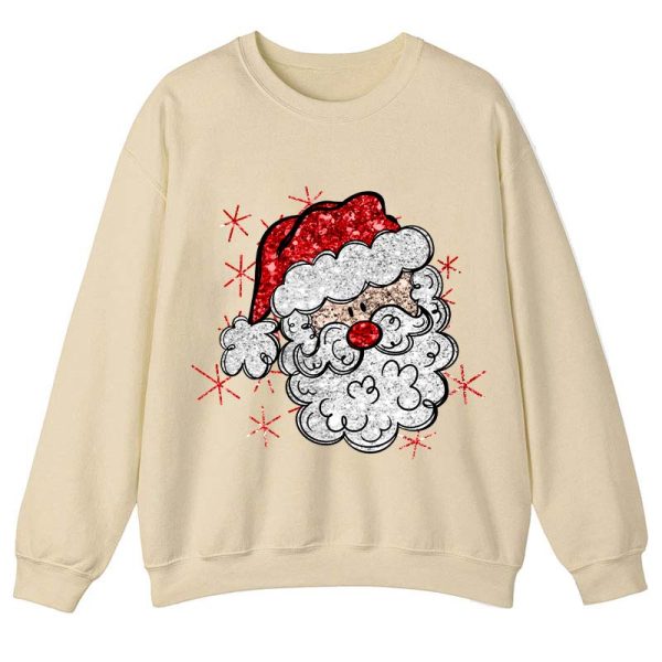 Santa Claus Christmas Teacher Sweatshirt